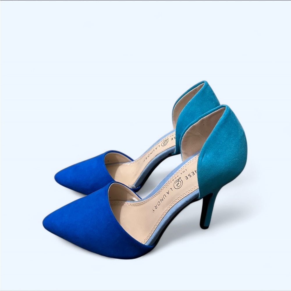 Chinese Laundry Blue and Teal Heels